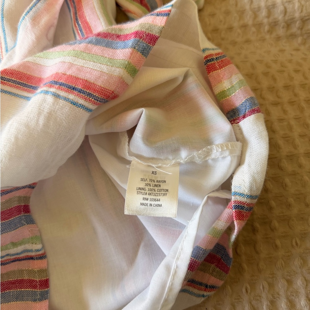 Striped Wrap Romper - image 6